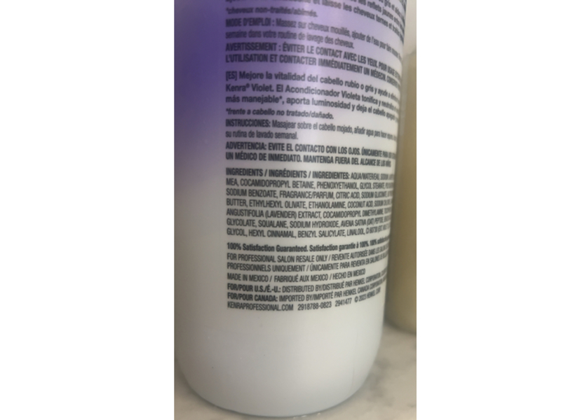 Kenra Violet Shampoo, 33.8 fl oz/1 L