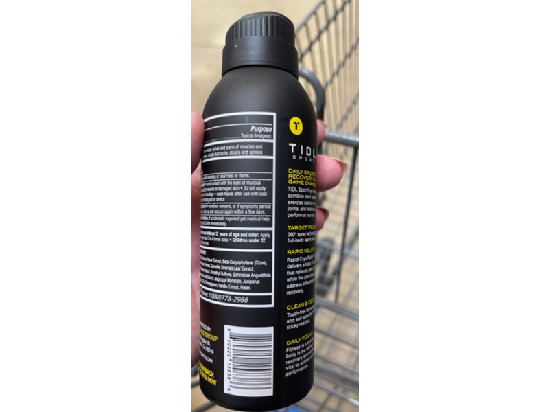 Tidl Sport Plant Pain Relief Cro Therapy, 3. fl oz/90 mL