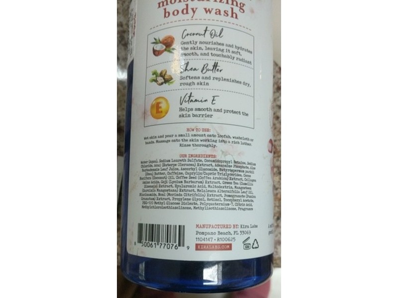 Pharm To Table Moisturizing Body Wash, Cherry Almond, 32 fl oz/960 mL
