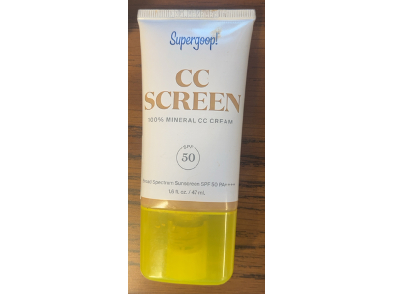 Supergoop! Cc Sunscreen Cream, 306 W, SPF 50 PA++++, 1.6 fl oz/47 mL