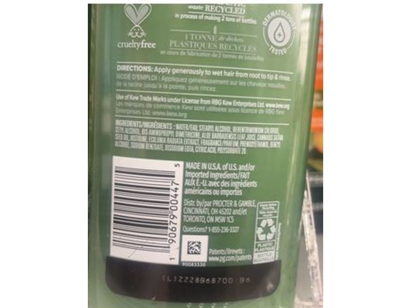 Herbal Essences Conditioner, Hemp + Potent Aloe, 13.5 fl oz/400 mL