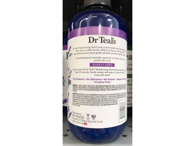 Dr Teal's Liquid Hand Soap, Lavender, 12.5 fl oz/369 mL