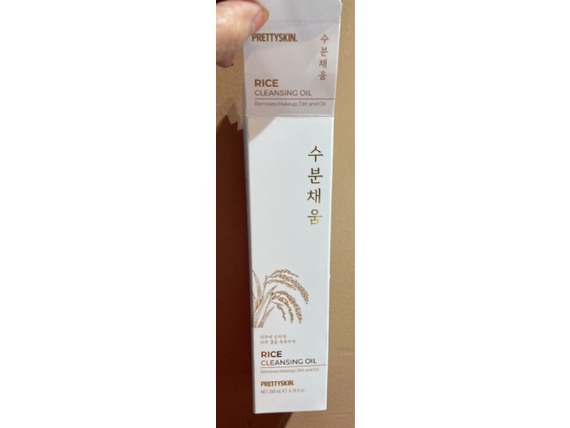 PrettySkin Cleansing Oil, Rice, 6.76 fl oz/200 mL