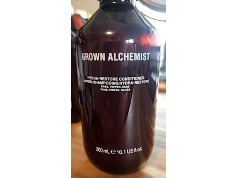 Grown Alchemist Hydra-Restore Conditioner, Rose + Pepper & Sage, 10.1 fl oz/300 mL
