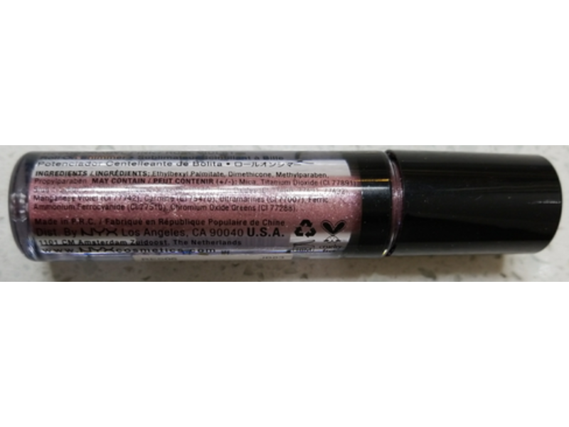 NYX Professional Makeup Roll On Eye Shimmer, Mauve Pink, 0.05 oz/1.5 g