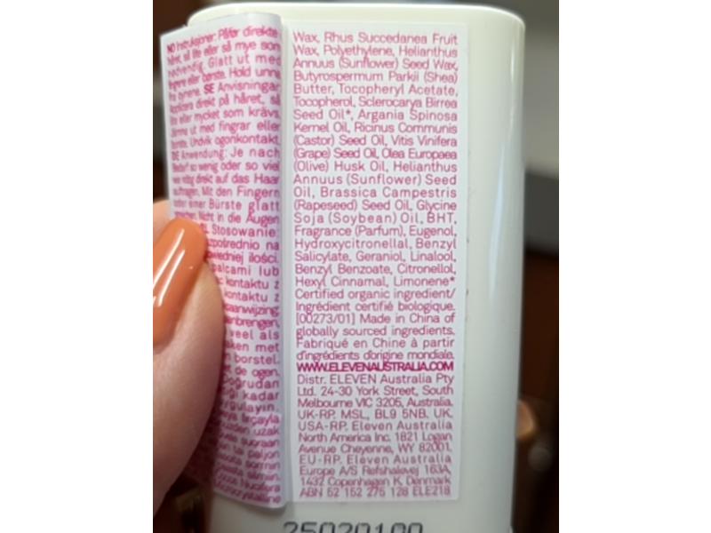 Eleven Australia Smooth Me Now Flyaway Hair Balm, 1.05 fl oz/33.5 mL