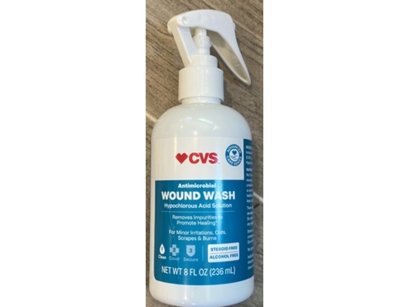 CVS Antimicrobial Wound Wash, 8 fl oz/236 mL