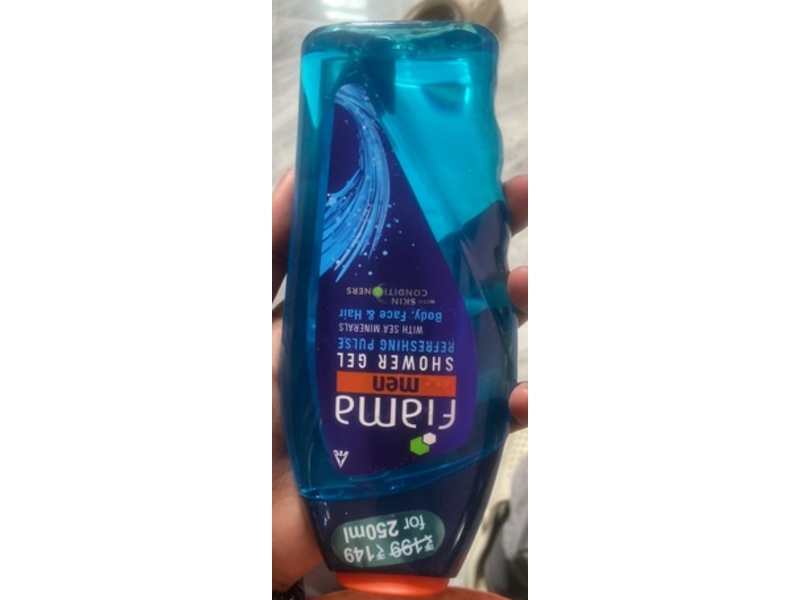 Fiama Men Shower Gel, Refreshing Pulse, 250 mL