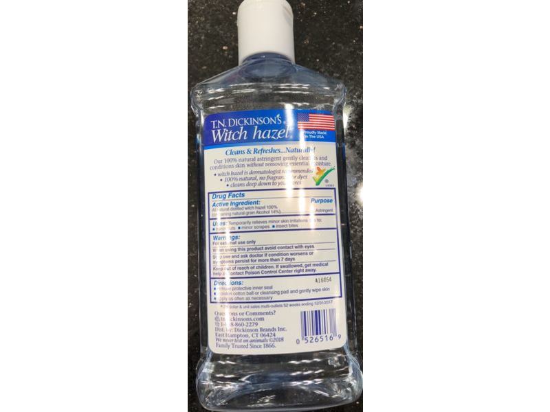 T.N Dickinson Witch Hazel Face & Body Cleanser, Pack of 2,165 fl oz/473 mL