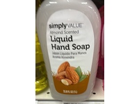 Simply Value Liquid Hand Soap, Almond Scented, 33.8 fl oz/1 L - thumbnail 2