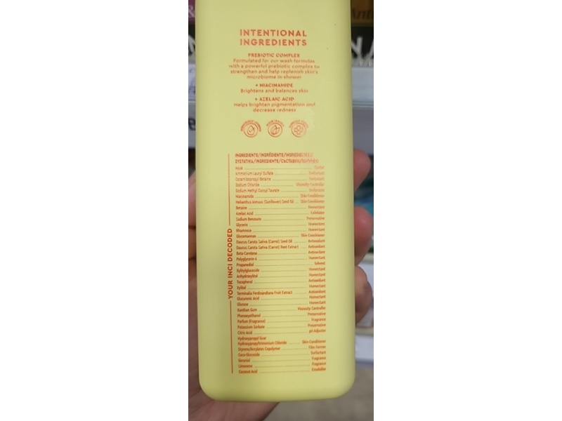 Byoma Brightening Body Wash, 13.52 fl oz/400 mL