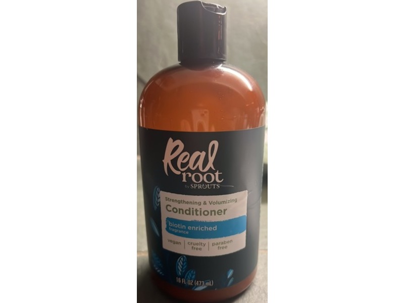 Real Root Strengthening & Volumizing Conditioner, Biotin Enriched, 16 fl oz/473 mL
