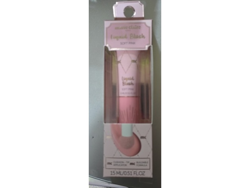 Marie Claire Liquid Blush, Soft Pink, 0.51 fl oz/15 mL