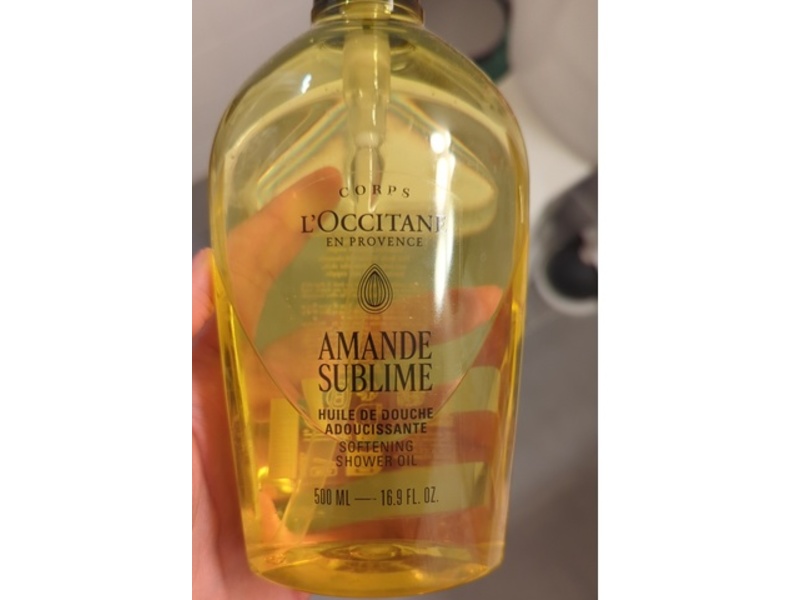 L'Occitane En Provence Shower Oil, Amande Sublime, 16.9 fl oz/500 mL