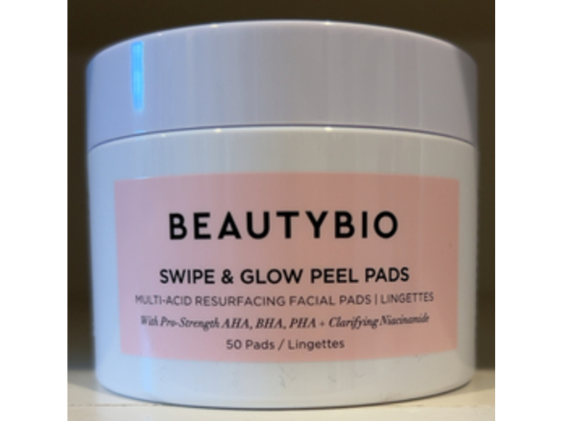 Beautybio Swipe & Glow Multi - Acid Resurfacing Facial Peel Pads, 50 Count