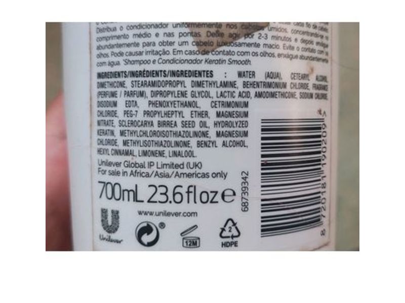 Tresemme Keratin Smooth Conditioner, 23.6 fl oz/700 mL