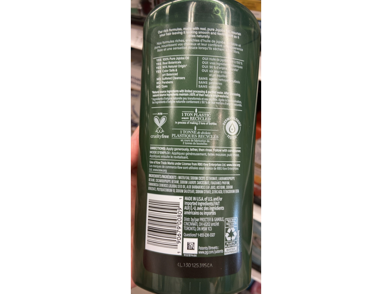 Herbal Essences Smoothing Air Dry Shampoo, Jojoba Oil, 13.5 fl oz/400 mL