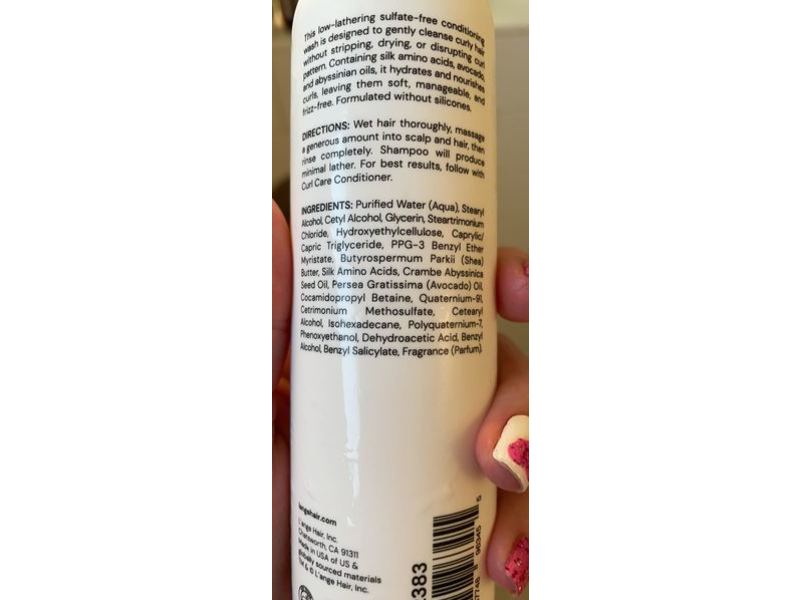 L'ange Curl care Shampoo, 8 fl oz/236 mL