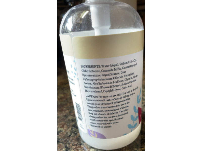 Ginger Lily Farms Botanicals Hand Soap, Fragrance-Free, 12 fl oz/355 mL