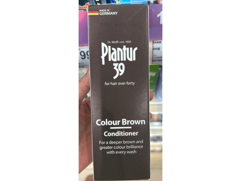 Dr Wolff Plantur 39 Conditioner, Colour Brown, 8.45 fl oz/250 mL