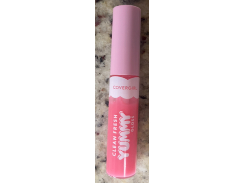 CovergirlL Clean Fresh Yummy Gloss, Sugar Poppy, 0.33 fl oz/10 mL