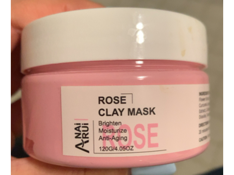AnaiRui Clay Mask, Rose, 4.05 oz/120 g