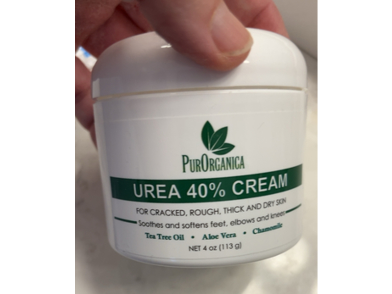 Purorganica Urea 40% Cream, Tree Oil Aloe Vera Chamomile, 4 oz/113 g, Pack Of 2