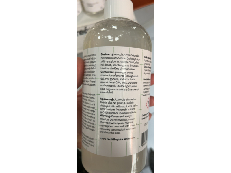 Pero Bio Dishwashing Liquid, Essential Oil, 500 mL