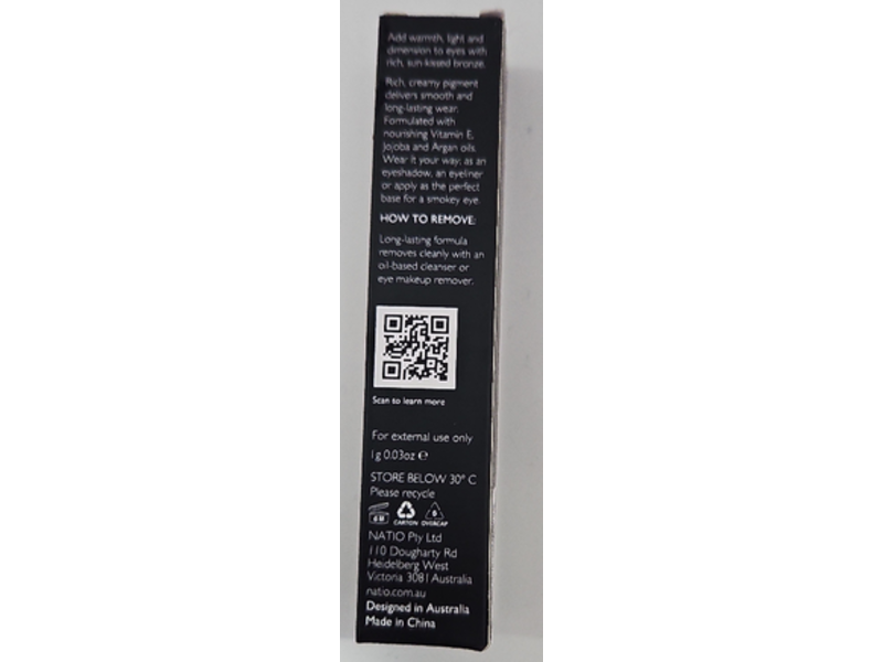 Natio Glide On Eyeshadow Stick, Dusk, 0.03 oz