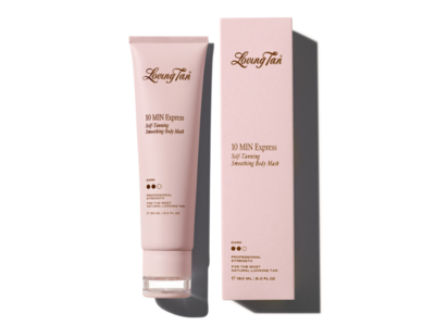Loving Tan 10 Min Express Self-Tanning Smoothing Body Mask, Dark, 5.0 fl oz/150 mL