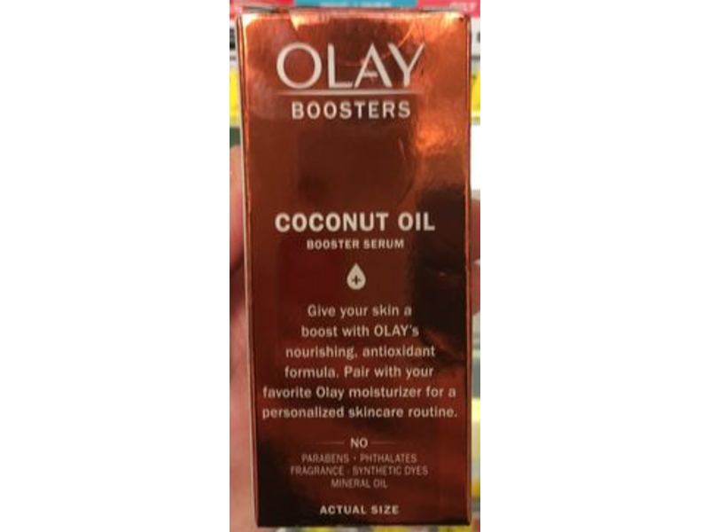Olay Boosters Serum, Coconut Oil, 1 fl oz/30 mL