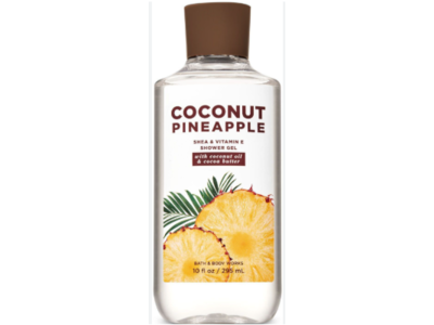 Bath & Body Works Shower Gel, Coconut Pineapple, 10 fl oz/295 mL