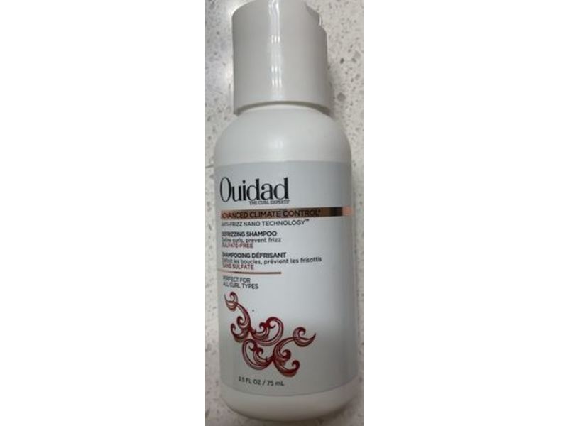 Ouidad Advanced Climate Control Defrizzing Shampoo, Sulfate Free, 2.5 fl oz/75 mL