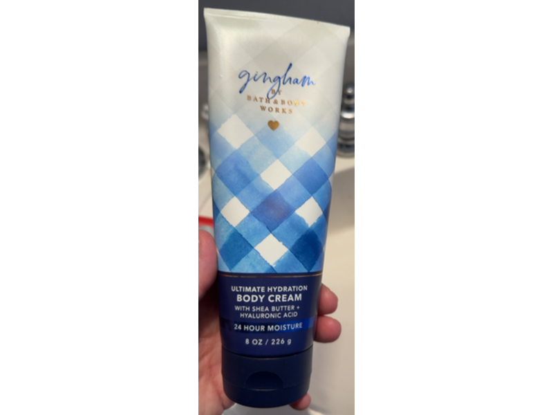 Bath & Body Works Ultimate Hydration Body Cream, Gingham, 8 oz/226 g, Pack Of 2