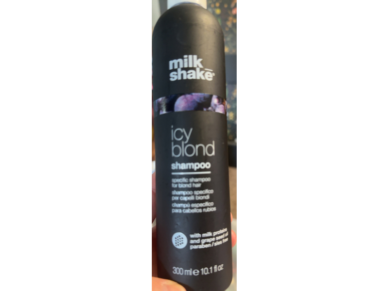 milk_shake Icy Blond Shampoo, Milk Proteins & Grape Seed Oil, 10.1 fl oz/300 mL