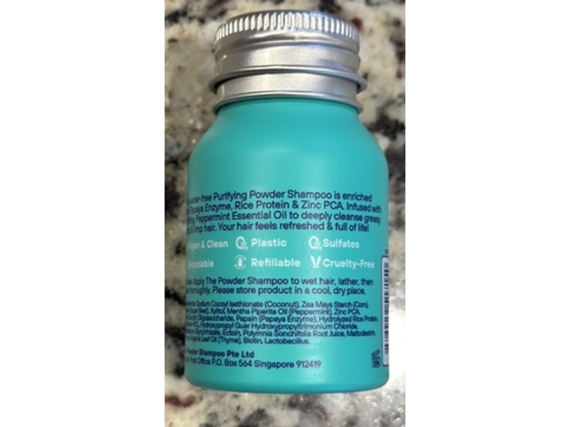 The Powder Shampoo, Peppermint & Thyme, 0.70 oz/20 g