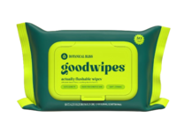 GoodWipes Actually Flushable Wipes, Fiber + Aloe + Vitamin E, 50 Count - thumbnail 1