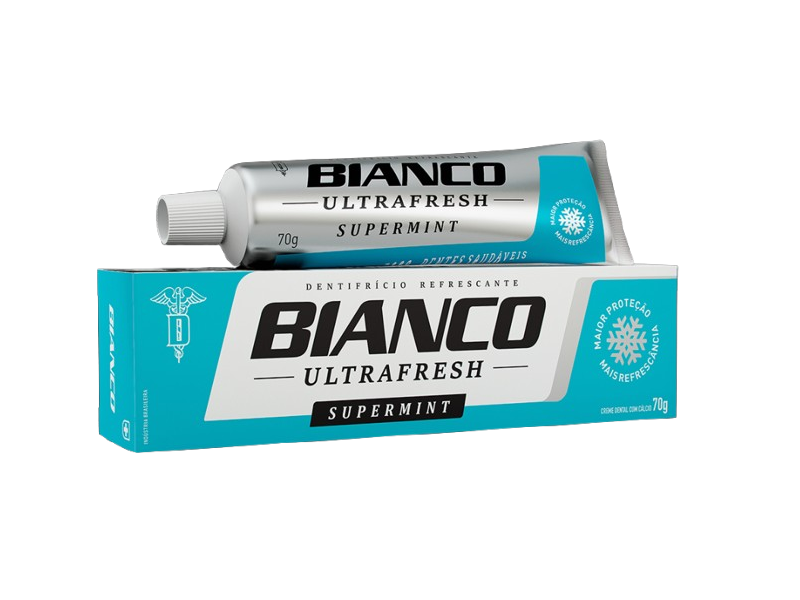 Bianco Ultrafresh Toothpaste, Supermint, 70 g