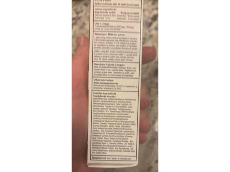 Marcelle Cc Tinted Cream, SPF 35 Light To Medium, 1.1 oz/30 mL