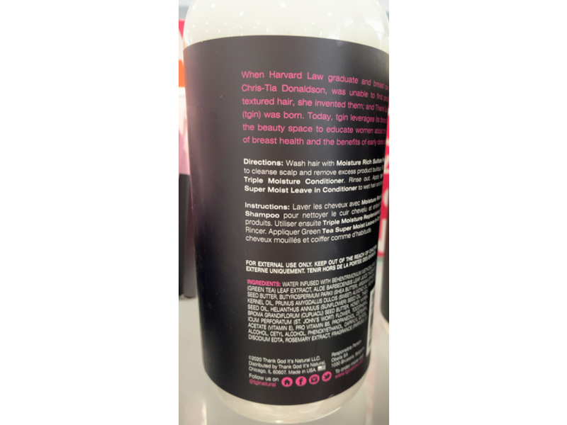 Tgin Green Tea Super Moist Leave In Conditioner, 32.0 fl oz/946 mL