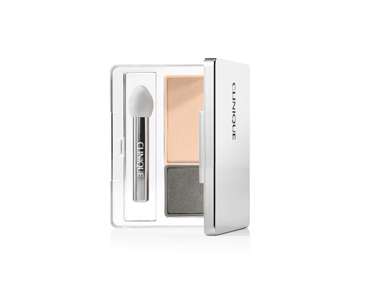 Clinique All About Shadow Duo, 06 Neutral Territory, 0.07 oz/2.2 g
