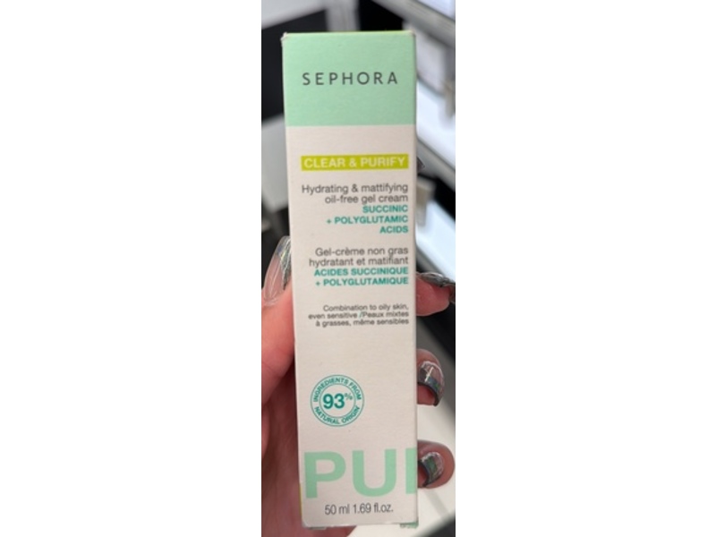 Sephora Collection Hydrating & Mattifying Gel Cream, Clear & Purify, 1.69 fl oz/50 mL