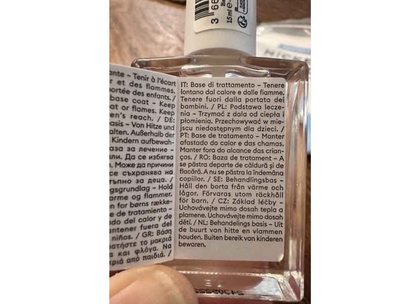 Manicurist Nail Care Base Coat, Vitaminised Base, 15 mL