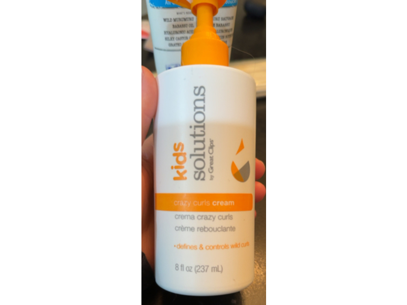 Great Clips Kids Solutions Crazy Curls Cream, 8 fl oz/237 mL