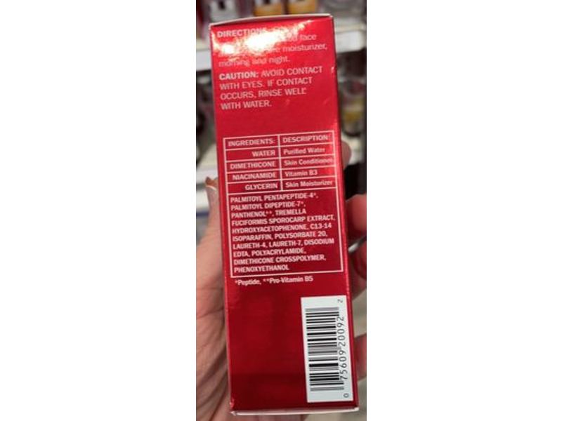 Olay Collagen Peptide 24 Max Serum, Fragrance Free, 1.3 fl oz/40 mL