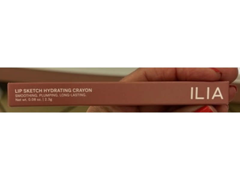 ILIA Lip Sketch Hydrating Crayon, Earthen-Terracotta Brown, 0.08 oz/2.3 g