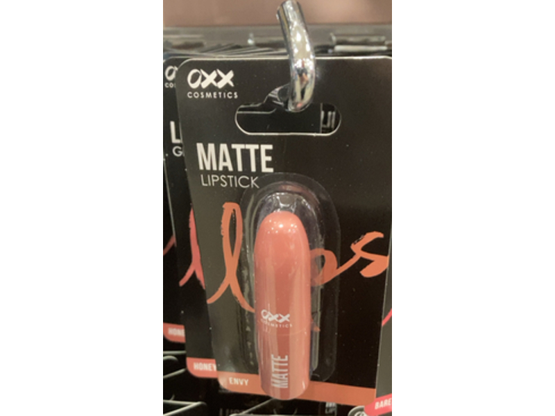 OXX Cosmetics Matte Lipstick, Envy, 3 g