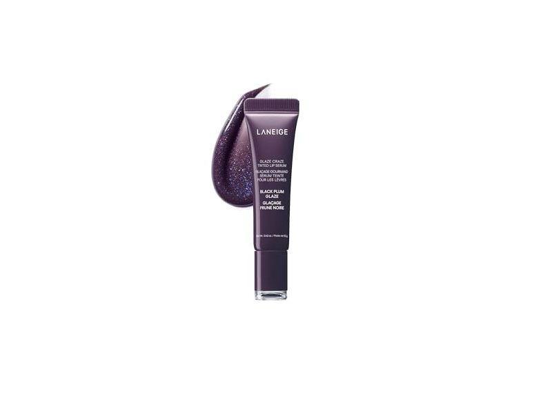 Laneige Glaze Craze Tinted Lip Serum, Black Plum Glaze, 0.42 oz/12 g
