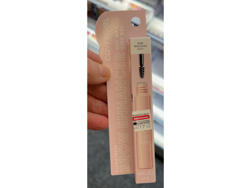 Covergirl Clean Fresh Brow Enhancer Gel Wax, Clear, 0.18 fl oz/5.5 mL