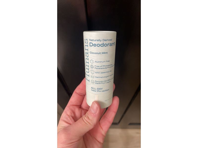 Hey Humans Naturally Derived Deodorant, Coconut Mint, 2 oz/56 g